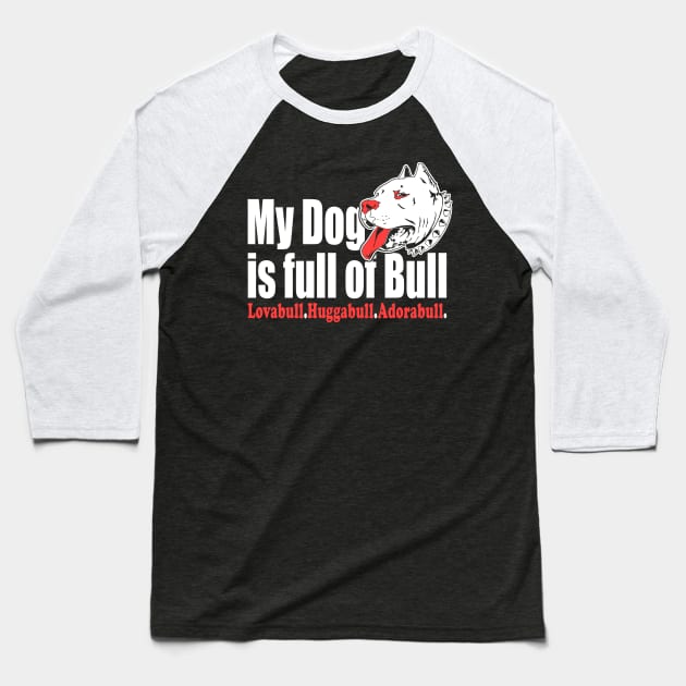 PITBULL LOVER Baseball T-Shirt by Art_Zone